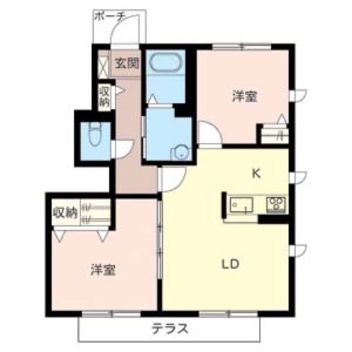 パルテール・加古川C 間取り図