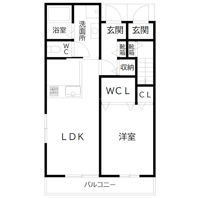 ファミーユ溝之口 間取り図