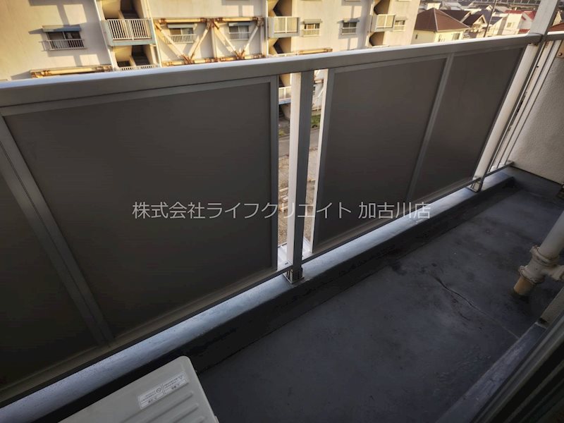 ビレッジハウス十王堂２号棟  ベランダ
