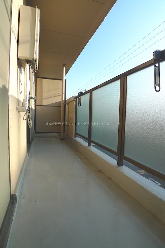 エーデル宝殿 ベランダ