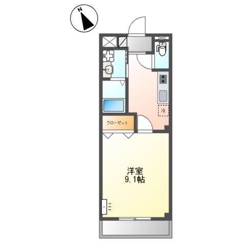カーサ　ミスミ 間取り図