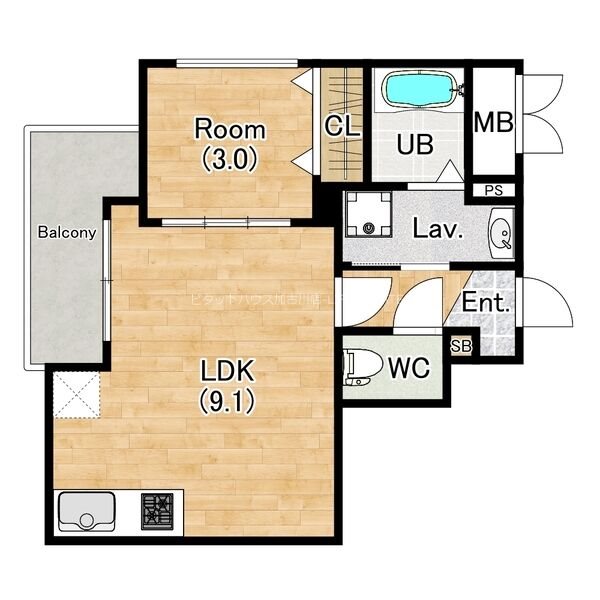 ティーテラス 間取り図