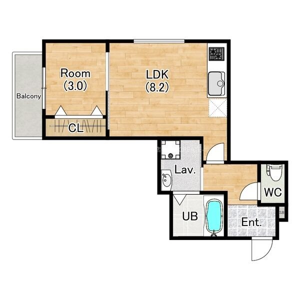 ティーテラス 間取り図