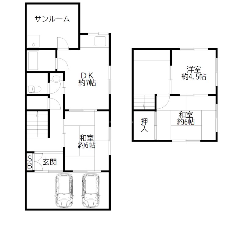 加古川市東神吉町戸建 1 間取り図