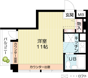 宝殿駅前ヤングパレス 間取り図