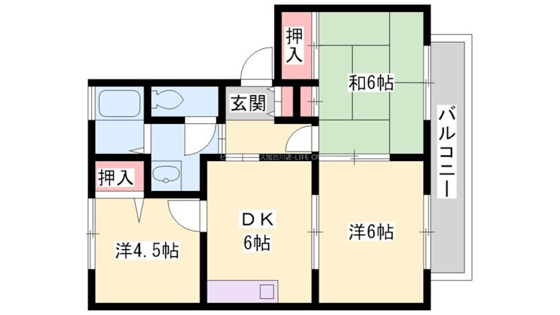 ディアス21　Ｂ 間取り図