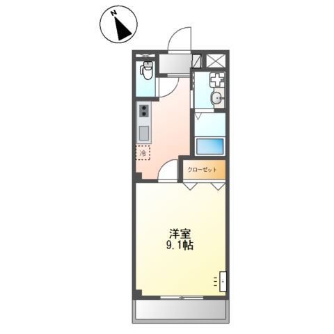カーサ　ミスミ 間取り図