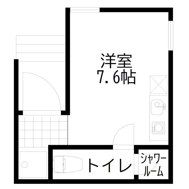 口里平屋 間取り図