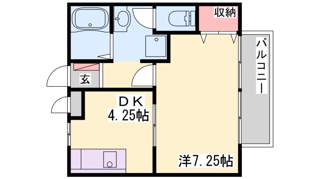 リヴェール伊保 間取り図