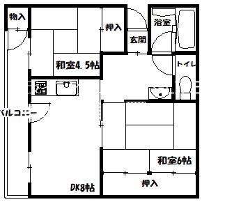 フィルホーム新野辺Ｇ 間取り図