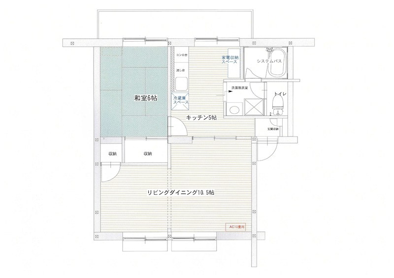 エステート若宮 間取り図