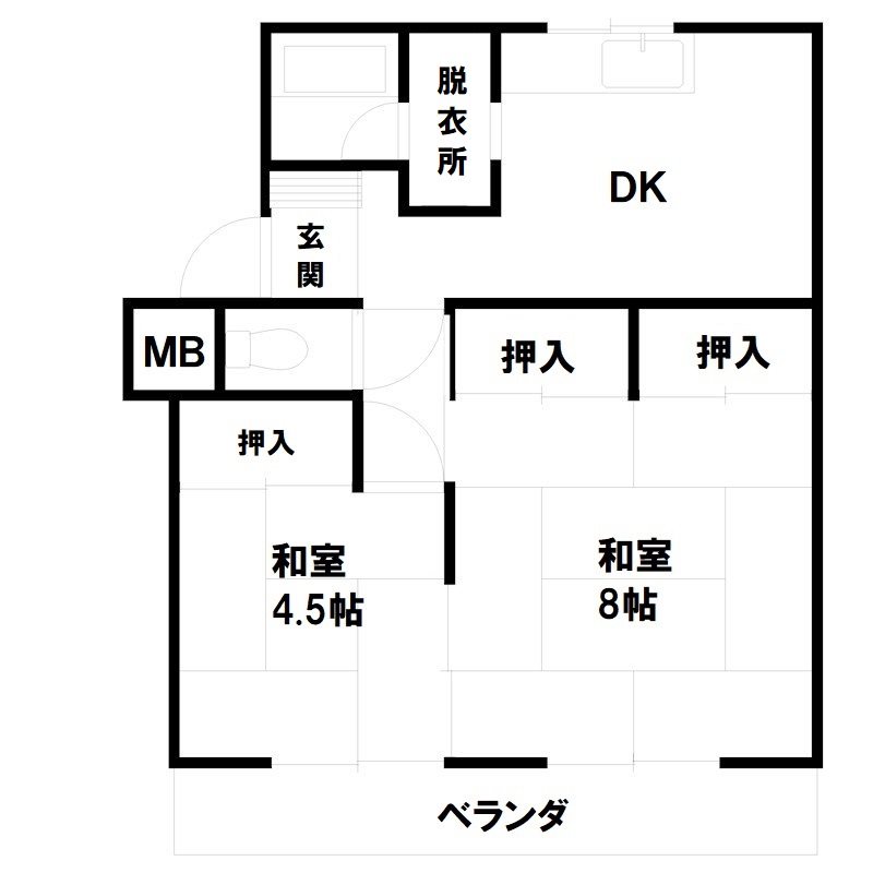 野口マンション 間取り図