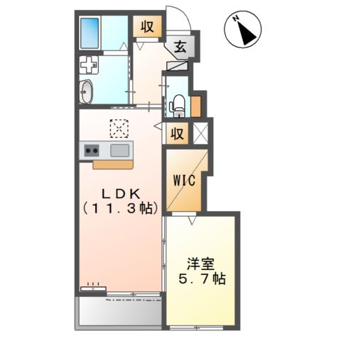 アメイジング　コート 間取り図