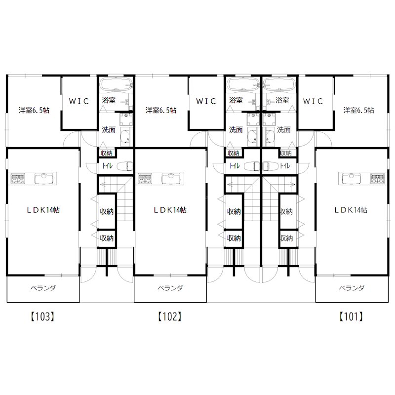アルタイル 間取り図