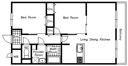 パーク・フォレスト 間取り図