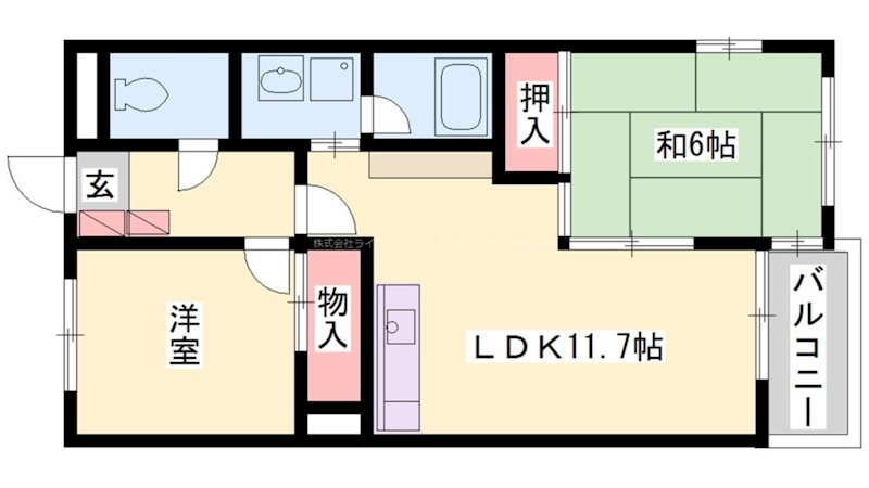 サンハイム 間取り図