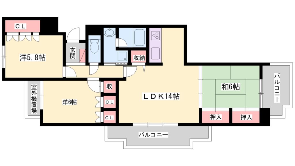 サーパス加古川 間取り図