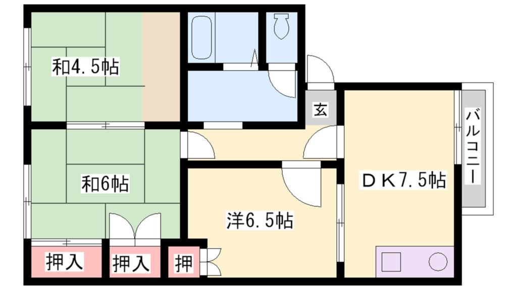 メゾン中津 間取り図