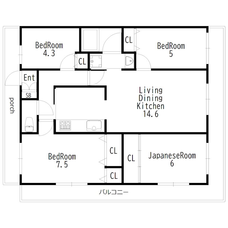 ビッグウェーブビル 間取り図