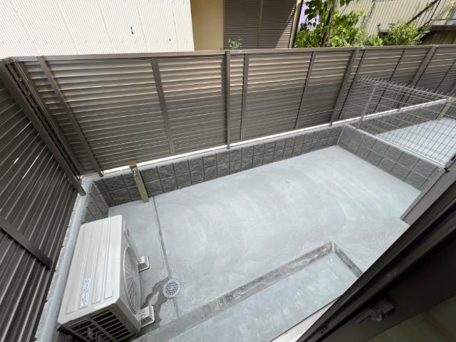 高砂市荒井町若宮新築アパート ベランダ