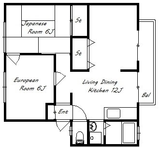 サンヴィレッジ美乃利　A棟 間取り図