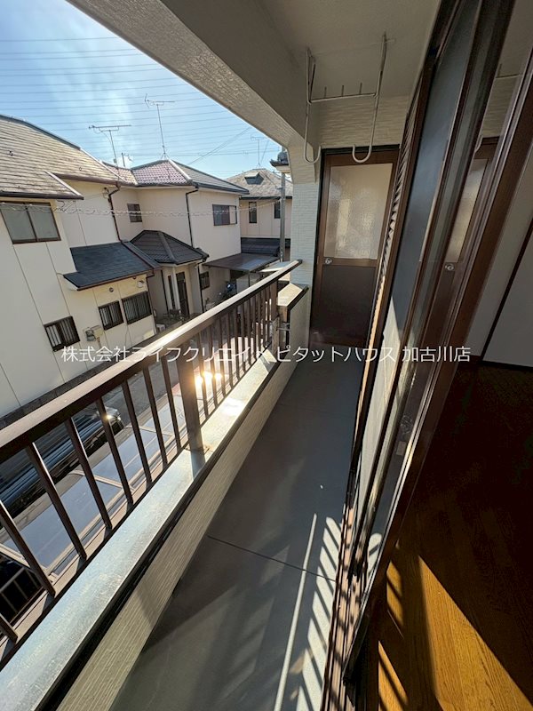 新野辺北町6丁目貸家 ベランダ