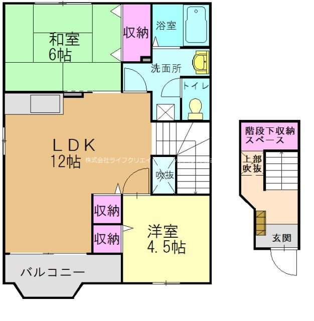 ソレアードⅠ 間取り図