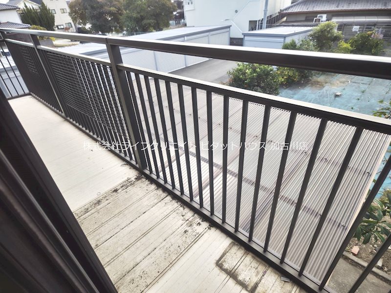 野口町二屋戸建 ベランダ