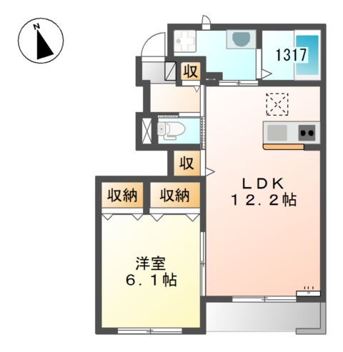 サンパレス 間取り図