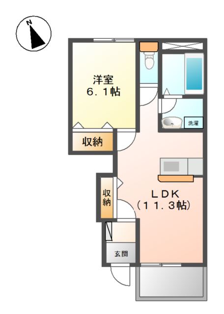 グランドゥールⅡ 間取り図
