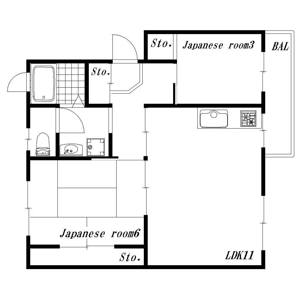 東加古川ファミリーマンション105号棟 間取り図