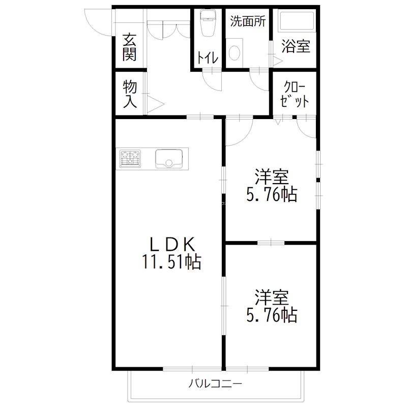 ラ・メゾン・ド・バン 間取り図