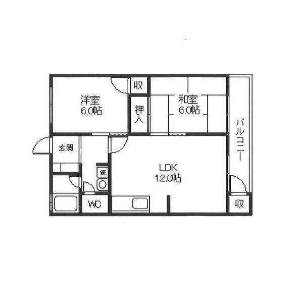 レオパレスⅡ 間取り図