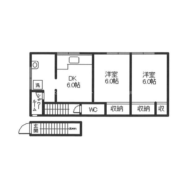 ハイムひいらぎ 間取り図