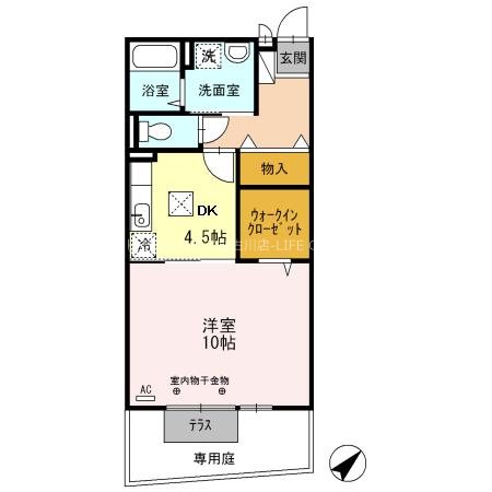 バーディーコート　Ａ棟 間取り図