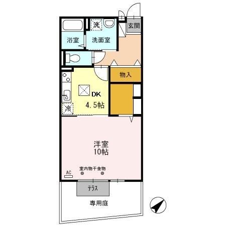 バーディーコート　Ａ棟 間取り図