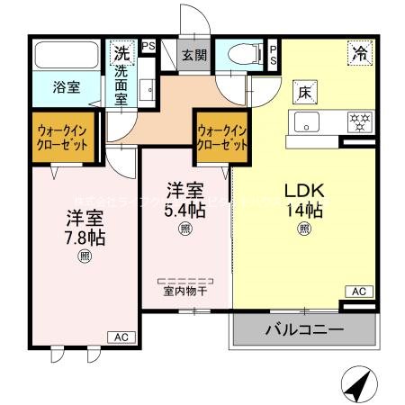 (仮称)D-ROOM加古川町本町PJ 間取り図