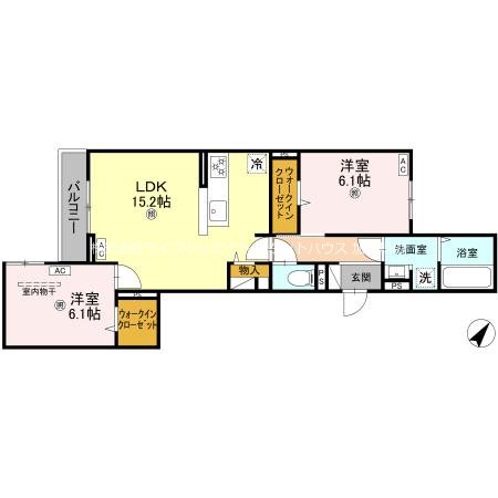 (仮称)D-ROOM加古川町本町PJ 間取り図