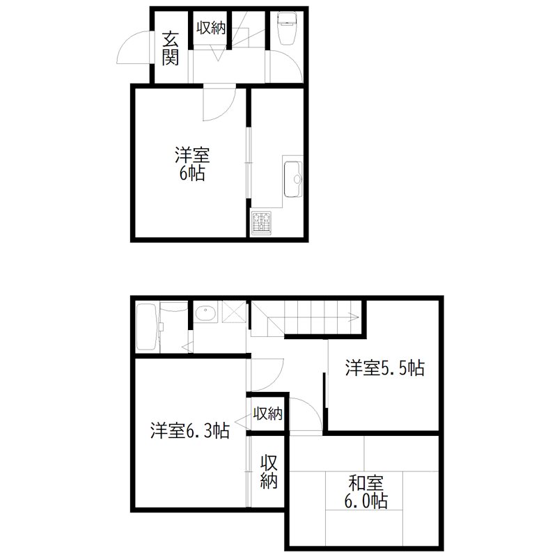 トミーハイツ 間取り図