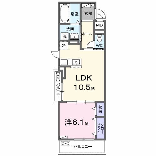 アルファポレールⅡ 間取り図