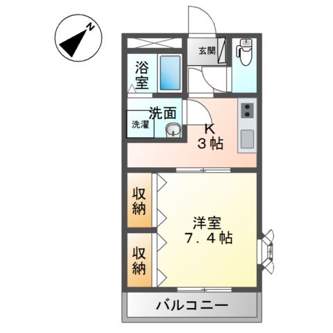 アビタシオン 間取り図