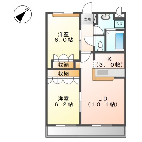 ル・パッサージュ 間取り図