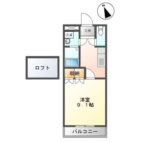 ミルフィオリⅠ 間取り図