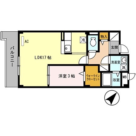 ヴァンエステート北在家 間取り図