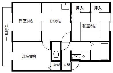 ビワァージュキヨタ　A棟 間取り図