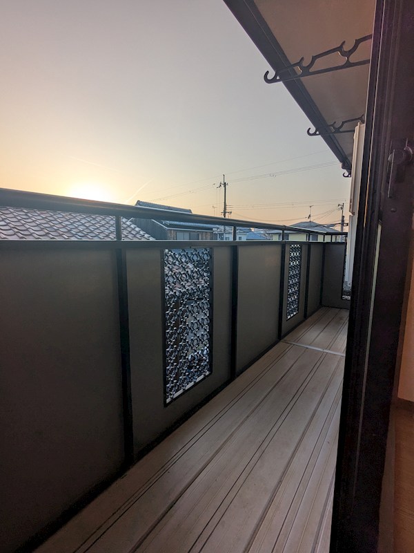 ビワァージュキヨタ　A棟 ベランダ