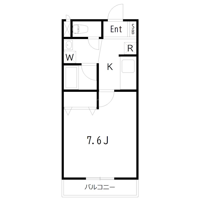 オリエンタルマンションⅡ 間取り図
