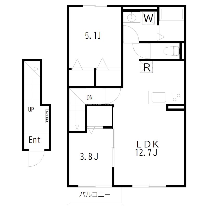 パストルＡ棟 間取り図