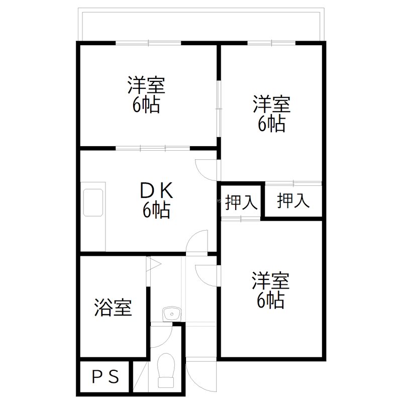 ハイツロータス 間取り図