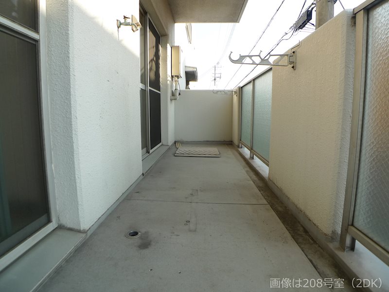 ハイツロータス ベランダ